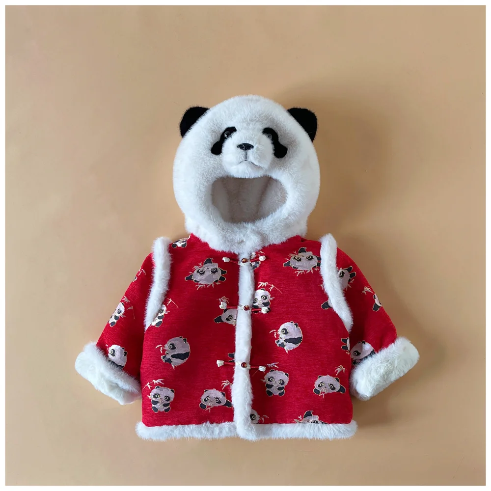 Children's High-End Jacket Kids Clothes Thick NEW YEAR Panda Fur Child Floral Spring Festival Design Winter Coat Boy Girl
Children's High-End Jacket Kids Clothes Thick NEW YEAR Panda Fur Child Floral Spring Festival Design Winter Coat Boy Girl
