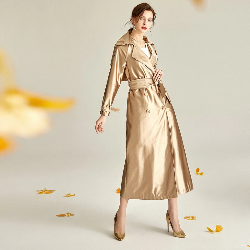 Korean Style Fall Spring Womens Elegant Purple Extra Long Trench Coat , Double Breasted 3xl Windbreaker Coats for Woman Clothes
Korean Style Fall Spring Womens Elegant Purple Extra Long Trench Coat , Double Breasted 3xl Windbreaker Coats for Woman Clothes