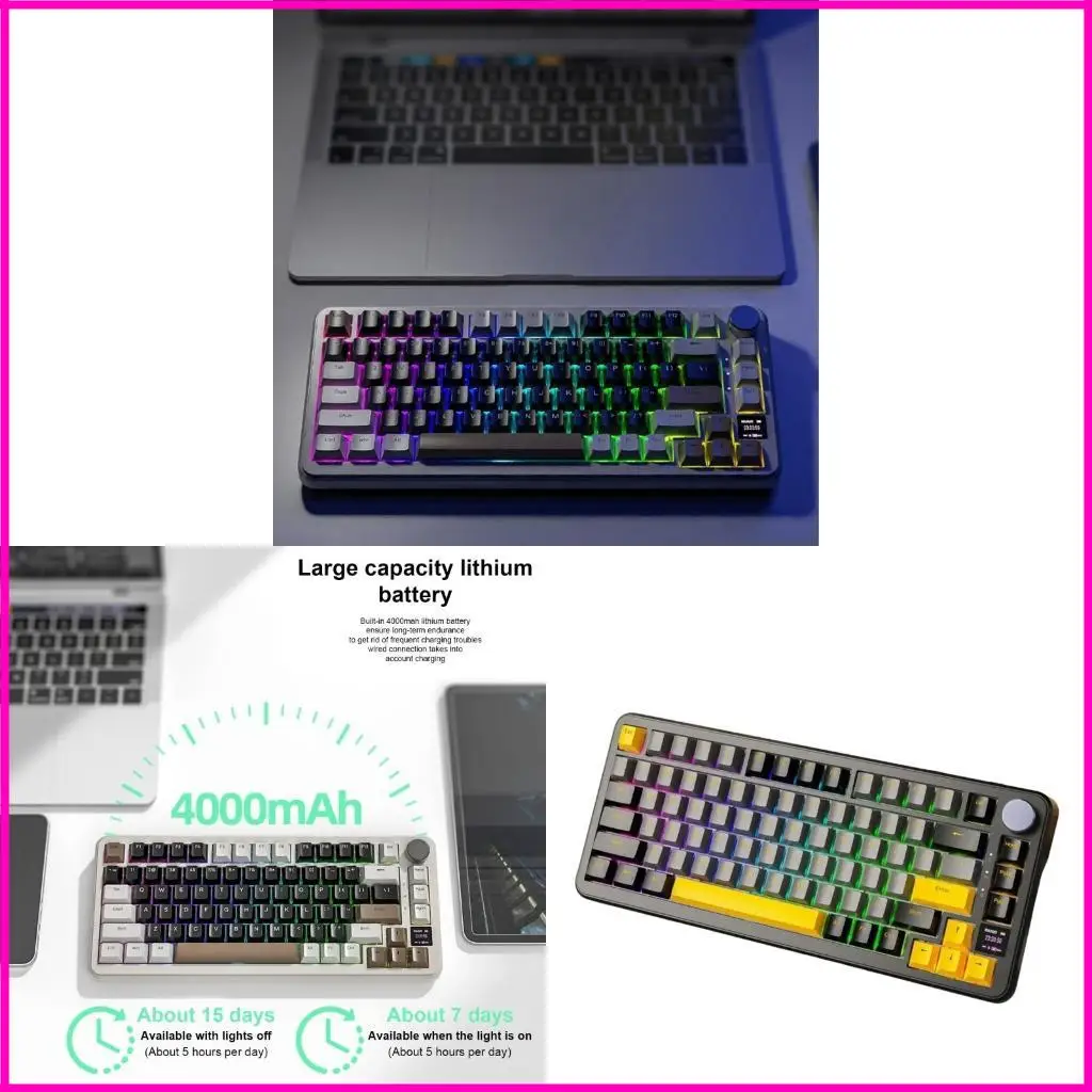 X85PRO 81Keys Mechanical Keyboard with Hot Swappable Capability and Backlighting
X85PRO 81Keys Mechanical Keyboard with Hot Swappable Capability and Backlighting