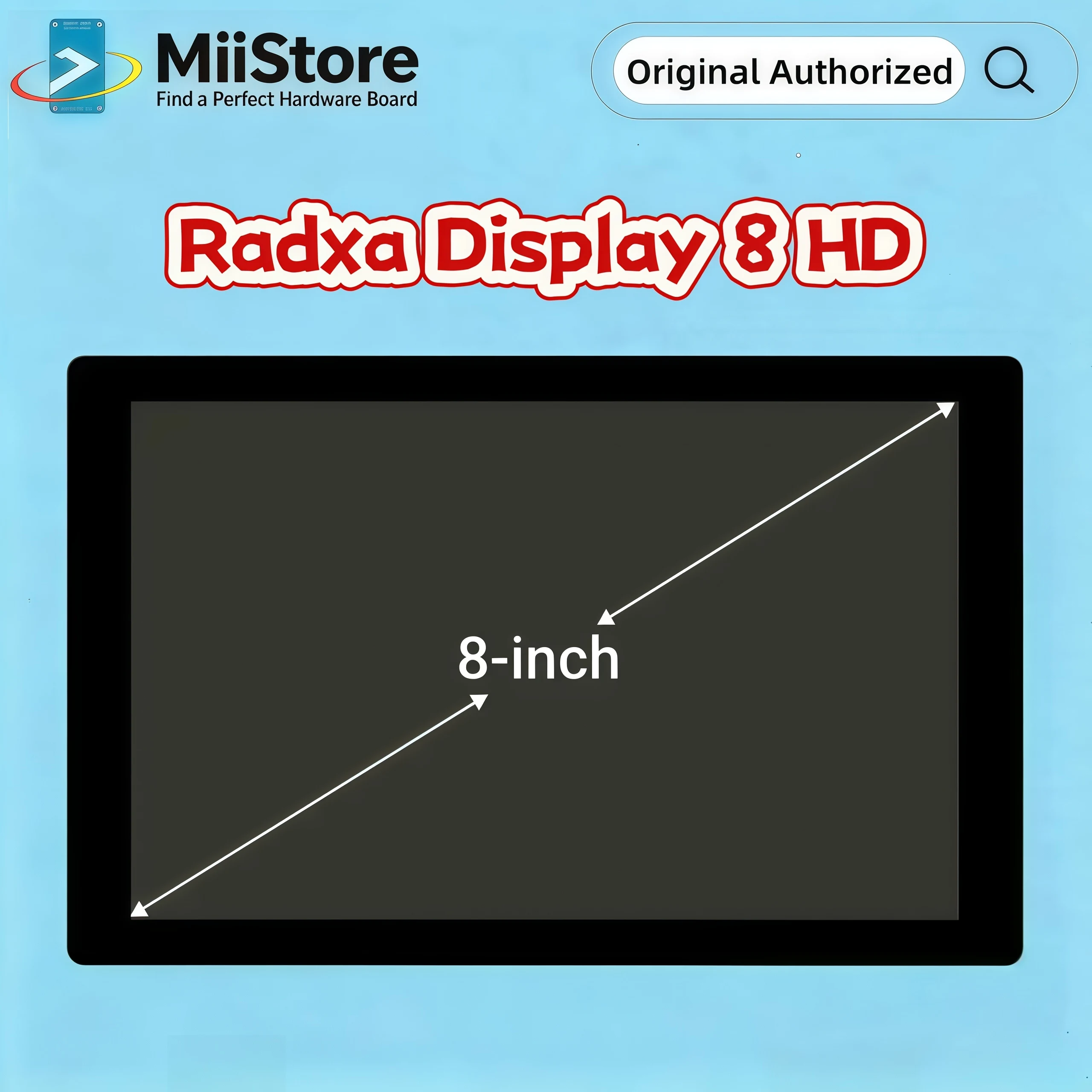 Radxa Display 8Inch MIPI HD Touch Screen with 800x1280 Resolution
Radxa Display 8Inch MIPI HD Touch Screen with 800x1280 Resolution