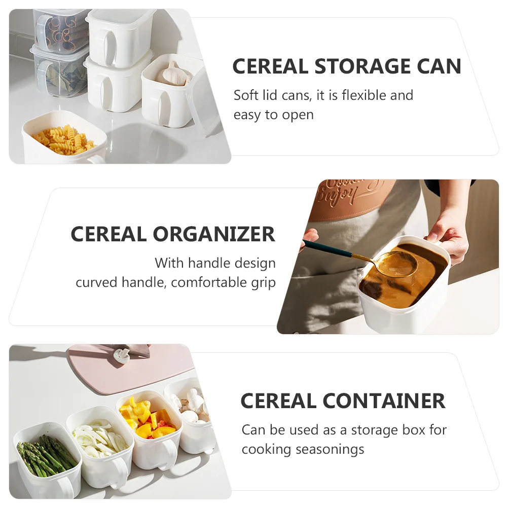 2Pcs Food Grade PP PE Storage Boxes Easy Open Lid Cans Kitchen Cereal ganizer Containers Curved H Reliable
2Pcs Food Grade PP PE Storage Boxes Easy Open Lid Cans Kitchen Cereal ganizer Containers Curved H Reliable