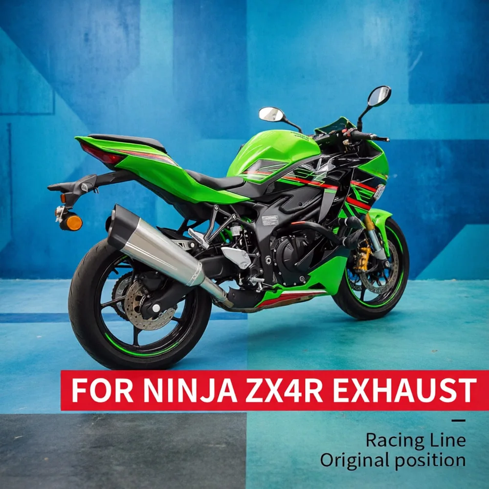 Slip On Line For Kawasaki ZX25R ZX25RR ZX4R ZX4RR 2020-2026 Motorcycle Exhaust Kit Escape Racing Tail Pipe Connect LV20 Muffler
Slip On Line For Kawasaki ZX25R ZX25RR ZX4R ZX4RR 2020-2026 Motorcycle Exhaust Kit Escape Racing Tail Pipe Connect LV20 Muffler
