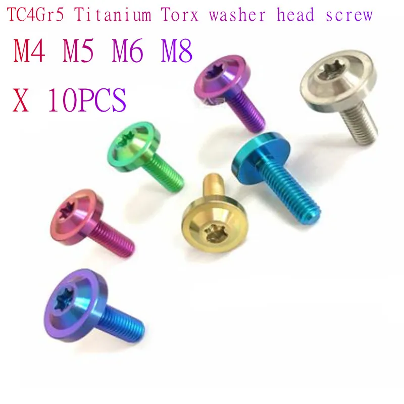 10Pcs M4 M5 M6 M8 TC4 Gr5 titanium torx Socket Flange Button Head Screws With Collar Bolt
10Pcs M4 M5 M6 M8 TC4 Gr5 titanium torx Socket Flange Button Head Screws With Collar Bolt