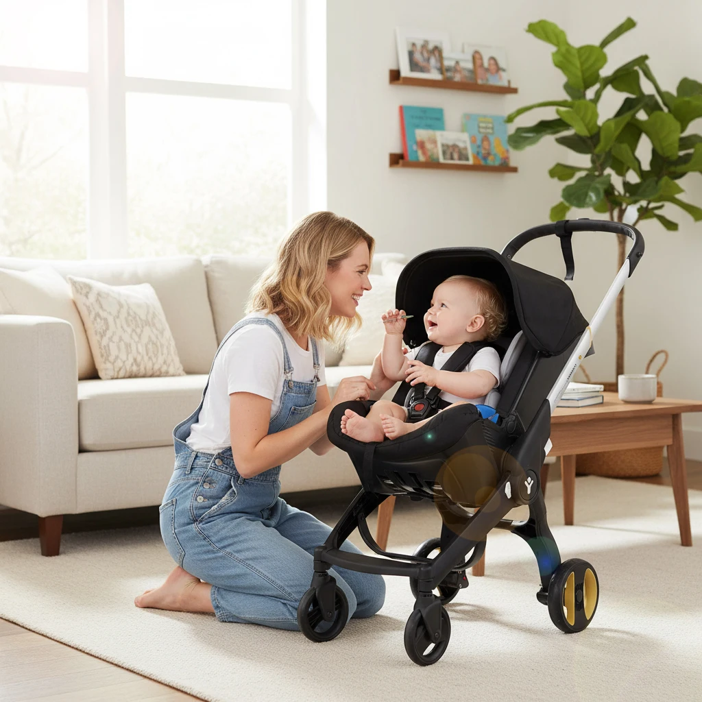 Portable newborn stroller, Foldable bidirectional baby stroller, adjustable handle, suitable for 0-3 years old,Thanksgiving gift
Portable newborn stroller, Foldable bidirectional baby stroller, adjustable handle, suitable for 0-3 years old,Thanksgiving gift