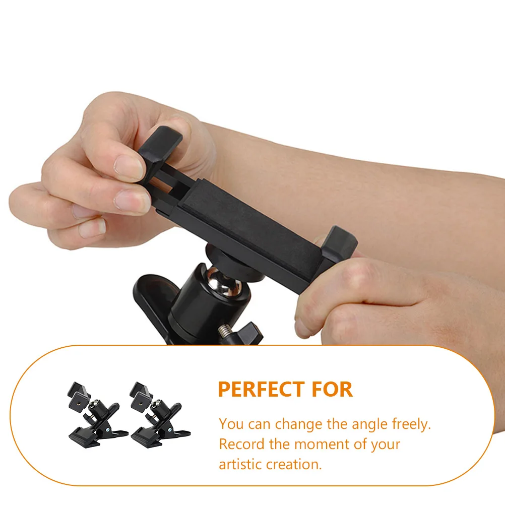 2 Pcs Guitar Phone Holder Stand Mobile for Video Recording Mount Holding Rack Intelligent
2 Pcs Guitar Phone Holder Stand Mobile for Video Recording Mount Holding Rack Intelligent
