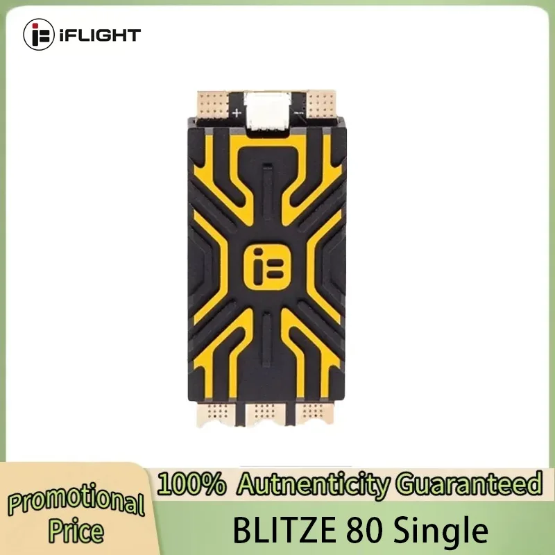 IFlight BLITZ E80 Single 80A ESC G071 BLHELI32 2-8S LIPO for FPV Freestyle X-Class Cinelifter Drones DIY Parts
IFlight BLITZ E80 Single 80A ESC G071 BLHELI32 2-8S LIPO for FPV Freestyle X-Class Cinelifter Drones DIY Parts