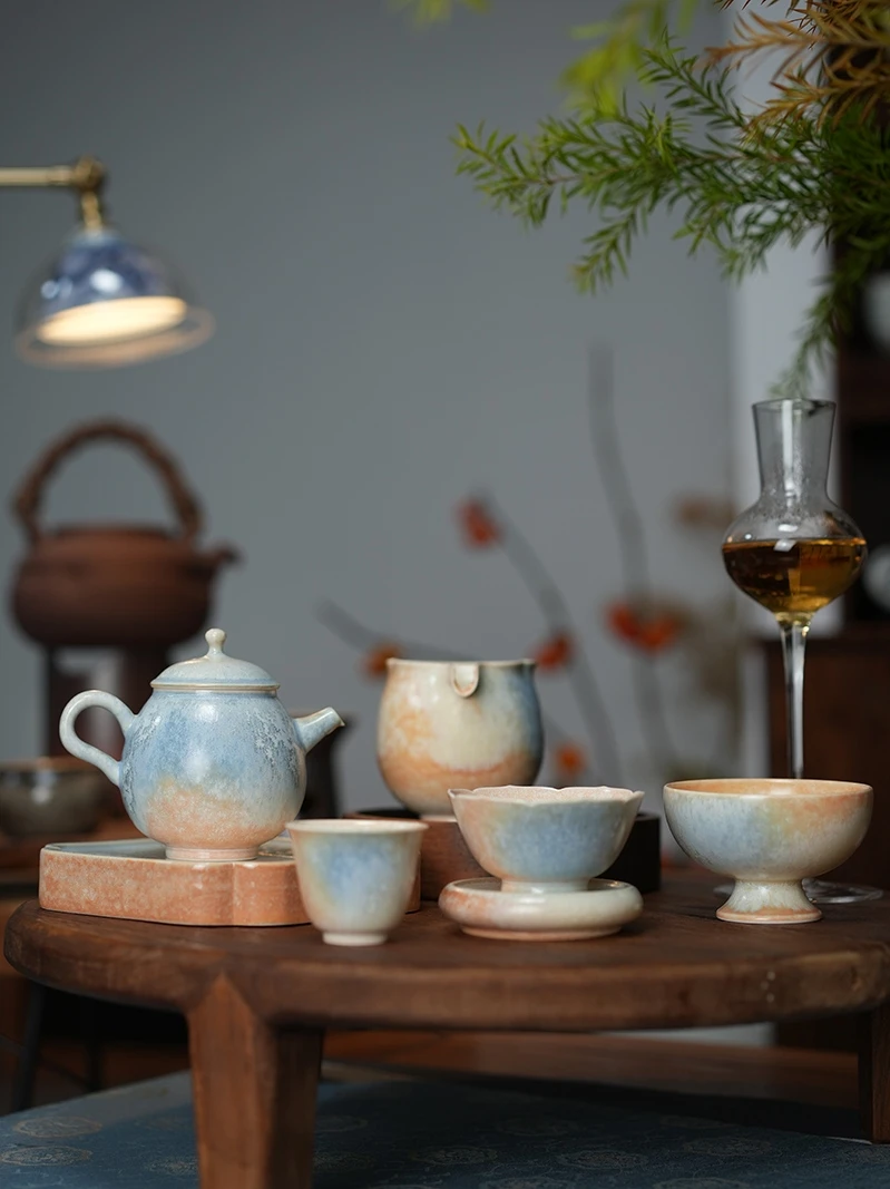 Oil Blue Small Pear Pot Jingdezhen High Temperature Color Glaze Fine Tea Pot Tea Cup Pine Needle Glaze Kiln Change Owner Cup ...
Oil Blue Small Pear Pot Jingdezhen High Temperature Color Glaze Fine Tea Pot Tea Cup Pine Needle Glaze Kiln Change Owner Cup ...