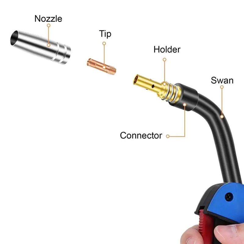 CYCLI-For MB-15AK MIG/ Welding Torch Kit DIY Welding Tools Parts Welding Torch Accessories
CYCLI-For MB-15AK MIG/ Welding Torch Kit DIY Welding Tools Parts Welding Torch Accessories