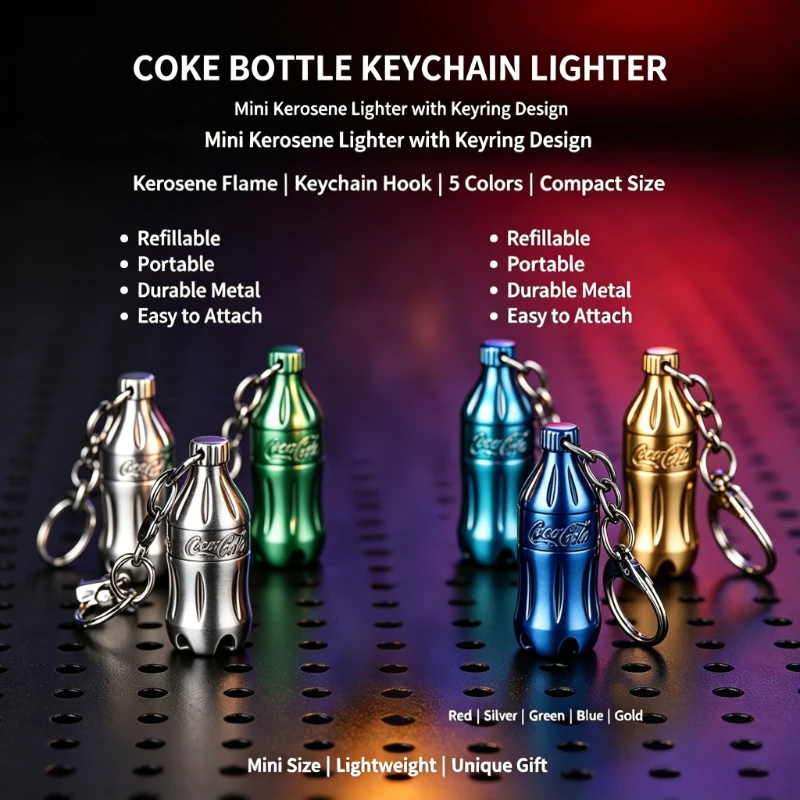Mini Keychain Lighter Creative Pendant Design Compact Portable Trendy Fun Accessory Gift for Men Women Cigarette accessories
Mini Keychain Lighter Creative Pendant Design Compact Portable Trendy Fun Accessory Gift for Men Women Cigarette accessories