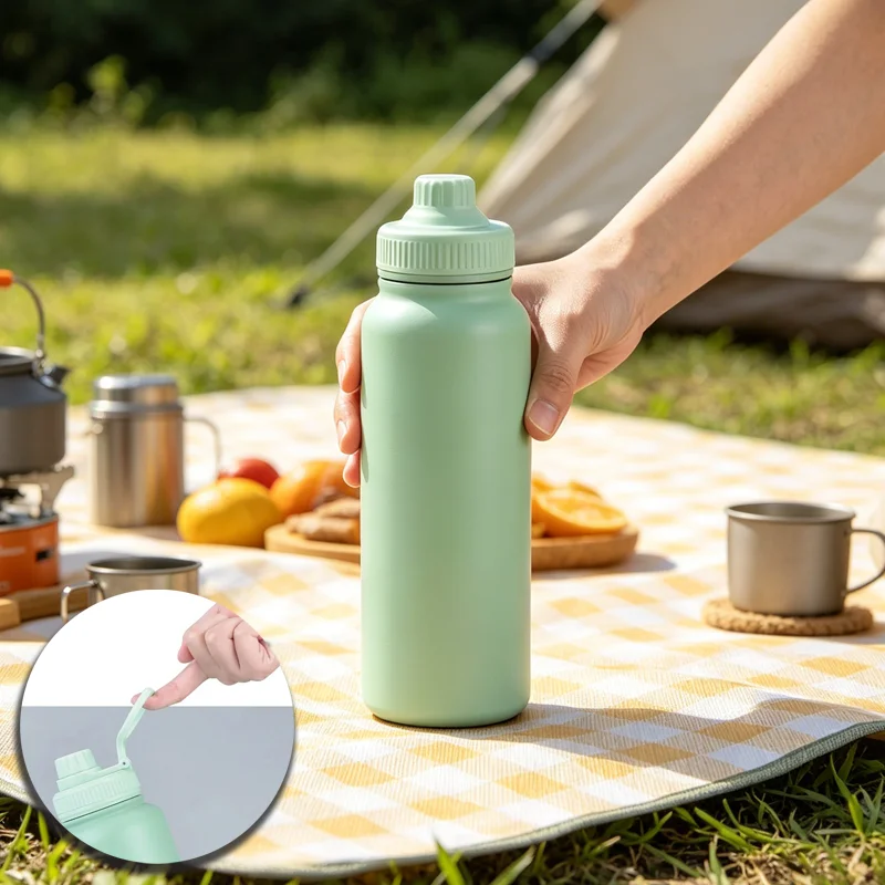 Double Wall Stainless Steel Insulated Sports Water Bottle Leakproof Vacuum Mug with Buckle Portable Cup for Gym Fitness Pot
Double Wall Stainless Steel Insulated Sports Water Bottle Leakproof Vacuum Mug with Buckle Portable Cup for Gym Fitness Pot