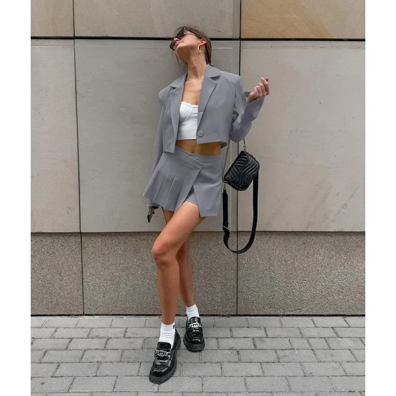 2025 Style Elegant Party Dresses Woman Clothes Autumn Retro Short Long Sleeve Blazer Short Skirt Two Piece Outfit
2025 Style Elegant Party Dresses Woman Clothes Autumn Retro Short Long Sleeve Blazer Short Skirt Two Piece Outfit