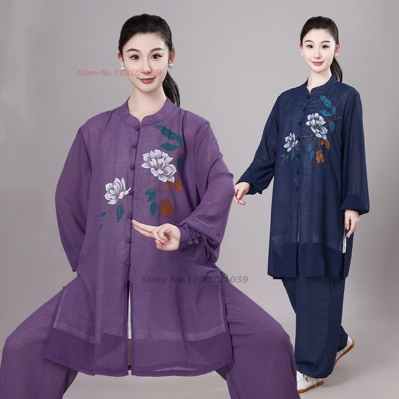 2025 tai chi uniform traditional chinese wushu kungfu suit flower print martial arts wing chun suit taijiquan morning exercise
2025 tai chi uniform traditional chinese wushu kungfu suit flower print martial arts wing chun suit taijiquan morning exercise