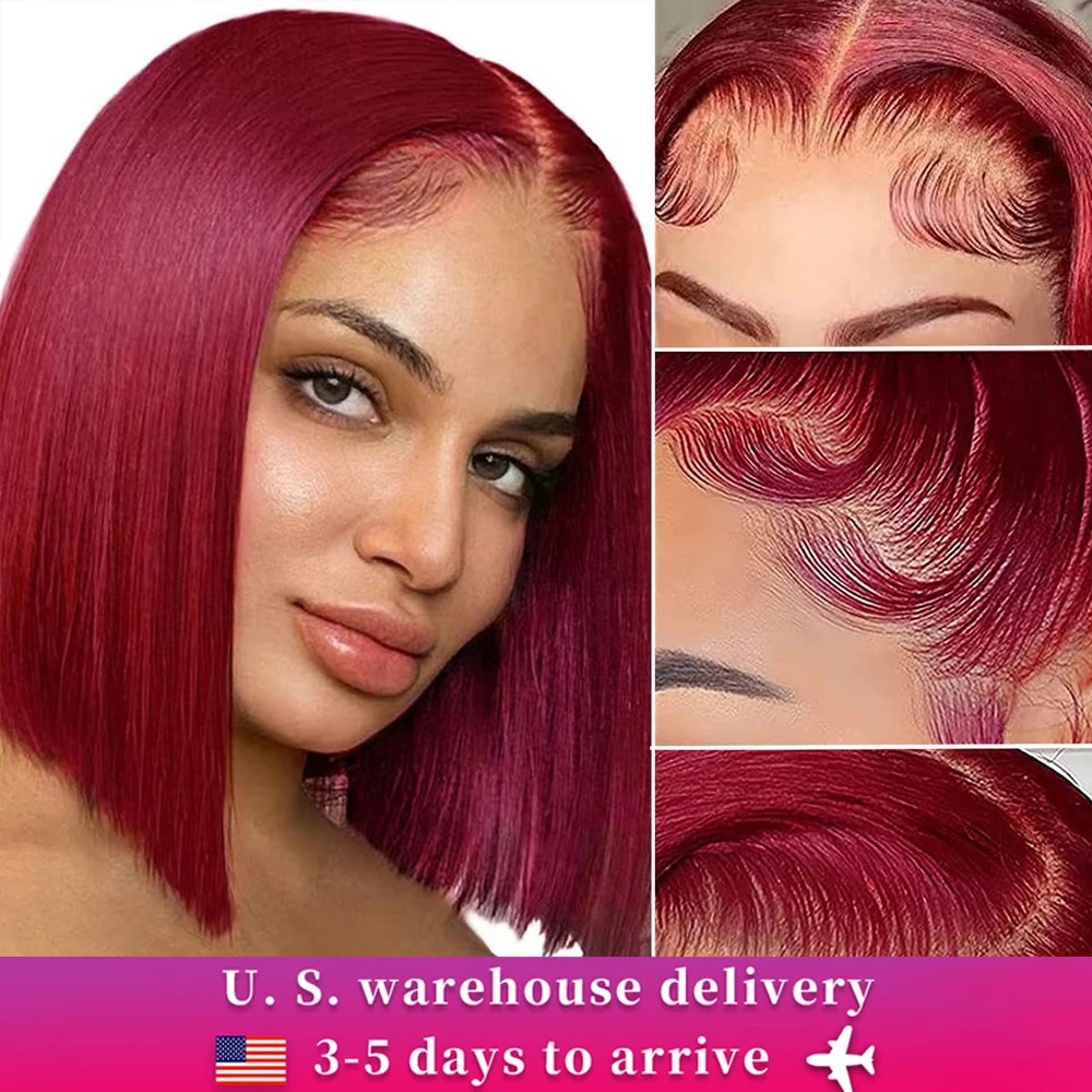 BOWBAY Hair Burgundy Lace Front Wigs Human Hair Burgundy Bob Wig Human Hair 13x4Red Bob Lace Front Wig Human Hair for Women 180%
BOWBAY Hair Burgundy Lace Front Wigs Human Hair Burgundy Bob Wig Human Hair 13x4Red Bob Lace Front Wig Human Hair for Women 180%