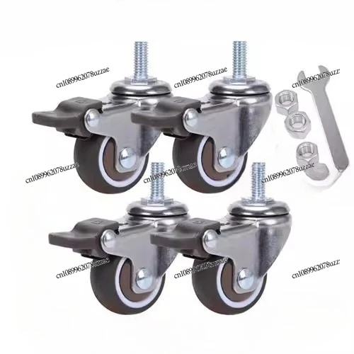 Castors Screw Brake Wheel Pulley Silent Soft Rubber Silk M6M8M10 Small Wheel Wheel
Castors Screw Brake Wheel Pulley Silent Soft Rubber Silk M6M8M10 Small Wheel Wheel