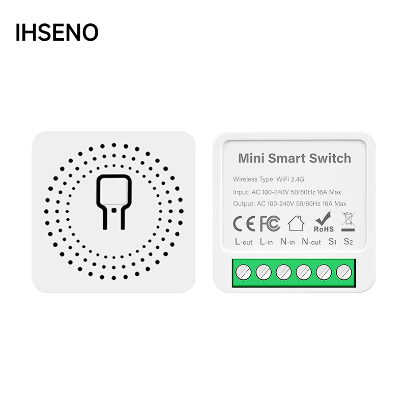 Умный Wi-Fi выключатель света Tuya Smart Home, модуль реле-автоматического выключателя 16А, управление голосом через Alexa и Google
Умный Wi-Fi выключатель света Tuya Smart Home, модуль реле-автоматического выключателя 16А, управление голосом через Alexa и Google