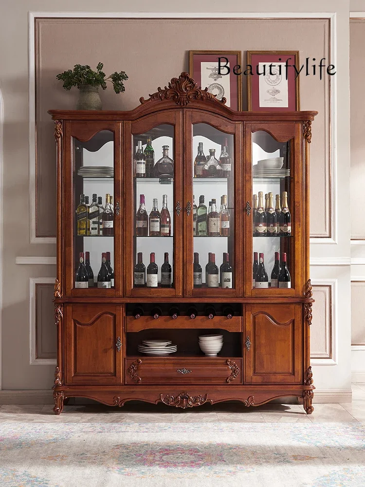 N American Solid Wood High-End Commercial Display Wine Cabinet Home High-End Entry Lux against the Wall Glass Locker
N American Solid Wood High-End Commercial Display Wine Cabinet Home High-End Entry Lux against the Wall Glass Locker