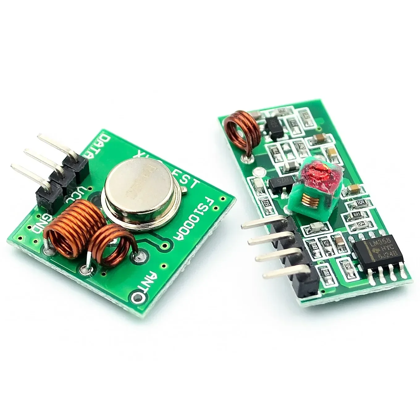 RF wireless receiver module & transmitter module board Ordinary super- regeneration 433MHZ DC5V (ASK /OOK) for
RF wireless receiver module & transmitter module board Ordinary super- regeneration 433MHZ DC5V (ASK /OOK) for