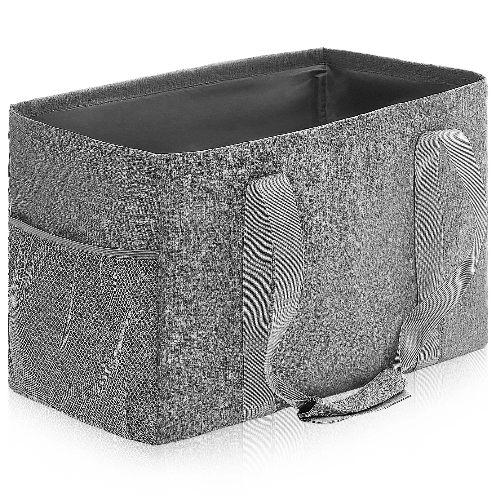 Large Capacity Foldable Waterproof Shopping Bag 45 5x25 5x30 5cm Gray Cotton Canvas Tote Reusable Grocery Storage Bag
Large Capacity Foldable Waterproof Shopping Bag 45 5x25 5x30 5cm Gray Cotton Canvas Tote Reusable Grocery Storage Bag