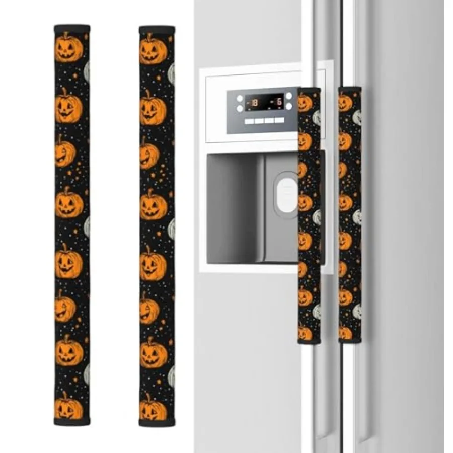 Halloween Refrigerator Door Handle Covers Set of 2, Pumpkin Gifts for Women, Neoprene Fridge Door Handle Covers Protector for F
Halloween Refrigerator Door Handle Covers Set of 2, Pumpkin Gifts for Women, Neoprene Fridge Door Handle Covers Protector for F