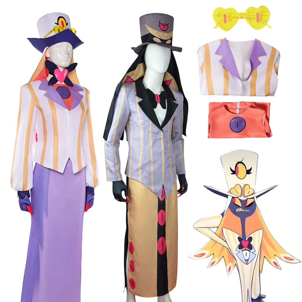 Fantasia S2 Redemped Sir Pentious, одежда для косплея, ТВ, Hell Inn Disfraz, костюм для мужчин и женщин, карнавальная одежда на Хэллоуин
Fantasia S2 Redemped Sir Pentious, одежда для косплея, ТВ, Hell Inn Disfraz, костюм для мужчин и женщин, карнавальная одежда на Хэллоуин