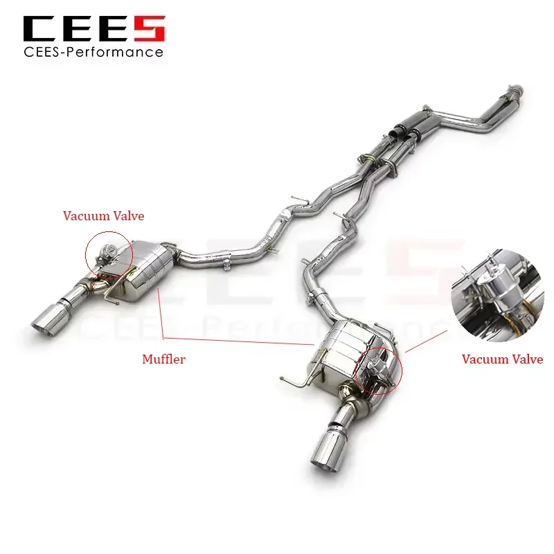 CEES Catback выхлопная система для BMW 640/640i 2012-2018 из нержавеющей стали 304, глушитель выхлопной трубы, индивидуальный аварийный автомобильный клапан, выхлопная система
CEES Catback выхлопная система для BMW 640/640i 2012-2018 из нержавеющей стали 304, глушитель выхлопной трубы, индивидуальный аварийный автомобильный клапан, выхлопная система