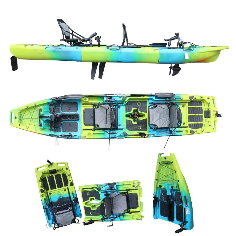 2026 New Christmas color scheme Viking modular kayak with accessories electric motor fishing gate double seater
2026 New Christmas color scheme Viking modular kayak with accessories electric motor fishing gate double seater