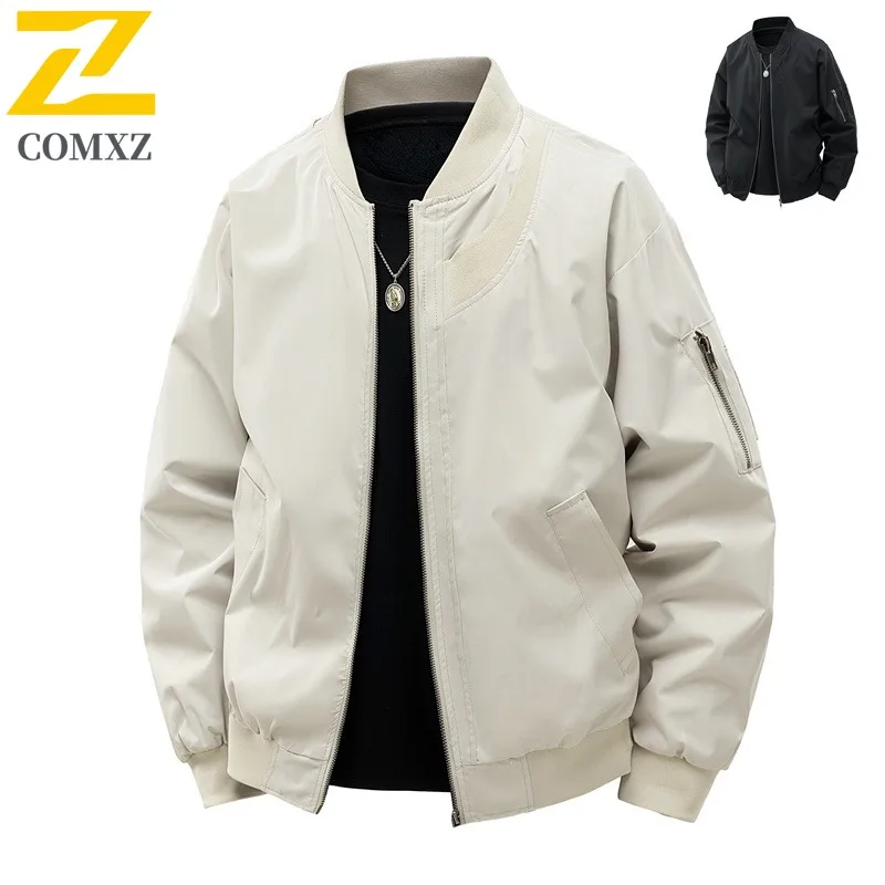 COMXZ Мужская куртка с бейсбольным воротником, повседневная уличная велосипедная куртка, удобные мотоциклетные куртки, легкое осеннее пальто для отдыха и путешествий
COMXZ Мужская куртка с бейсбольным воротником, повседневная уличная велосипедная куртка, удобные мотоциклетные куртки, легкое осеннее пальто для отдыха и путешествий