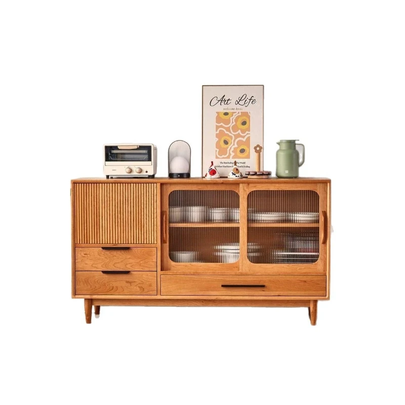 Solid wood living room dining side cabinet living room double door locker modern simple small apartment
Solid wood living room dining side cabinet living room double door locker modern simple small apartment