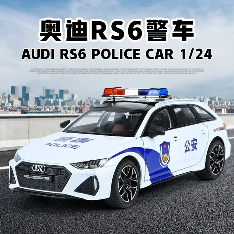 1:24 Audi RS6 полицейский автомобиль, высокая имитация, литый под давлением металлический сплав, модель автомобиля со звуковым интерфейсом, коллекционная детская игрушка, подарки
1:24 Audi RS6 полицейский автомобиль, высокая имитация, литый под давлением металлический сплав, модель автомобиля со звуковым интерфейсом, коллекционная детская игрушка, подарки