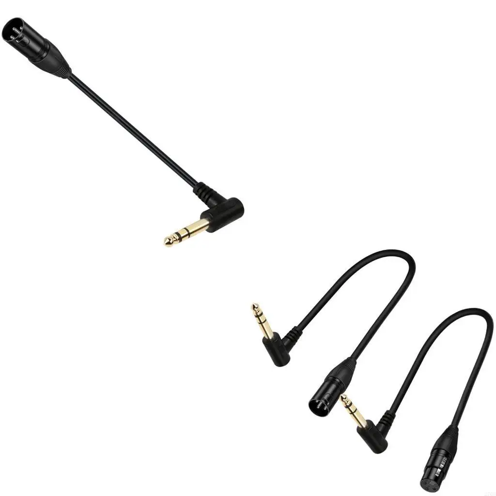 XLR 3 Pin to 6.35mm 1/4" TS/TRS Male Cable, Stereo 6.35mm to XLR Plug Stereo Mic Connector for Microphone
XLR 3 Pin to 6.35mm 1/4" TS/TRS Male Cable, Stereo 6.35mm to XLR Plug Stereo Mic Connector for Microphone