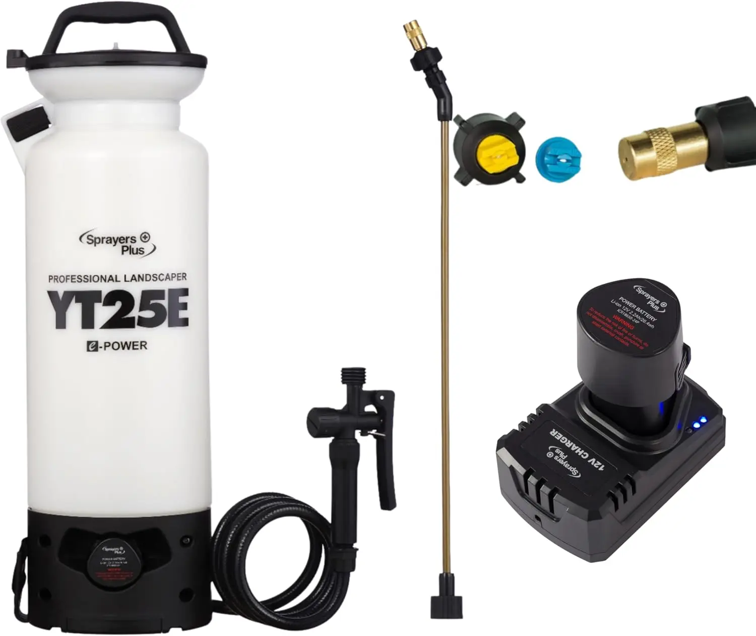 2 Gallon Battery Powered Sprayer, 12V Rechargeable Electric Sprayer with Brass Wand and Viton Seals for Lawn and Garden Care
2 Gallon Battery Powered Sprayer, 12V Rechargeable Electric Sprayer with Brass Wand and Viton Seals for Lawn and Garden Care