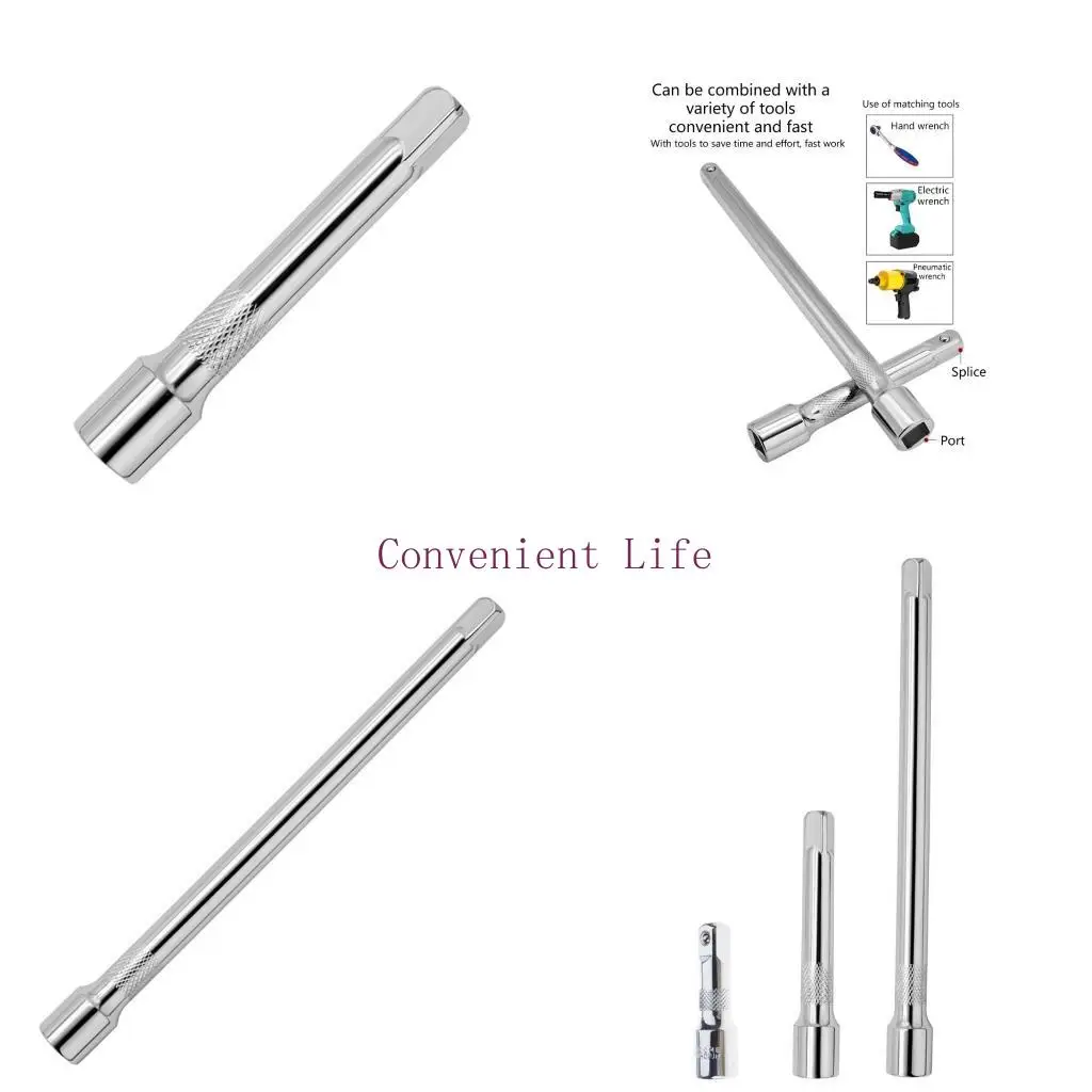 L1EE Anti Slip Socket Ratchet Wrench Extension Bar Set 1/2" 75/125/250mm Effortless Operations Time Saving
L1EE Anti Slip Socket Ratchet Wrench Extension Bar Set 1/2" 75/125/250mm Effortless Operations Time Saving