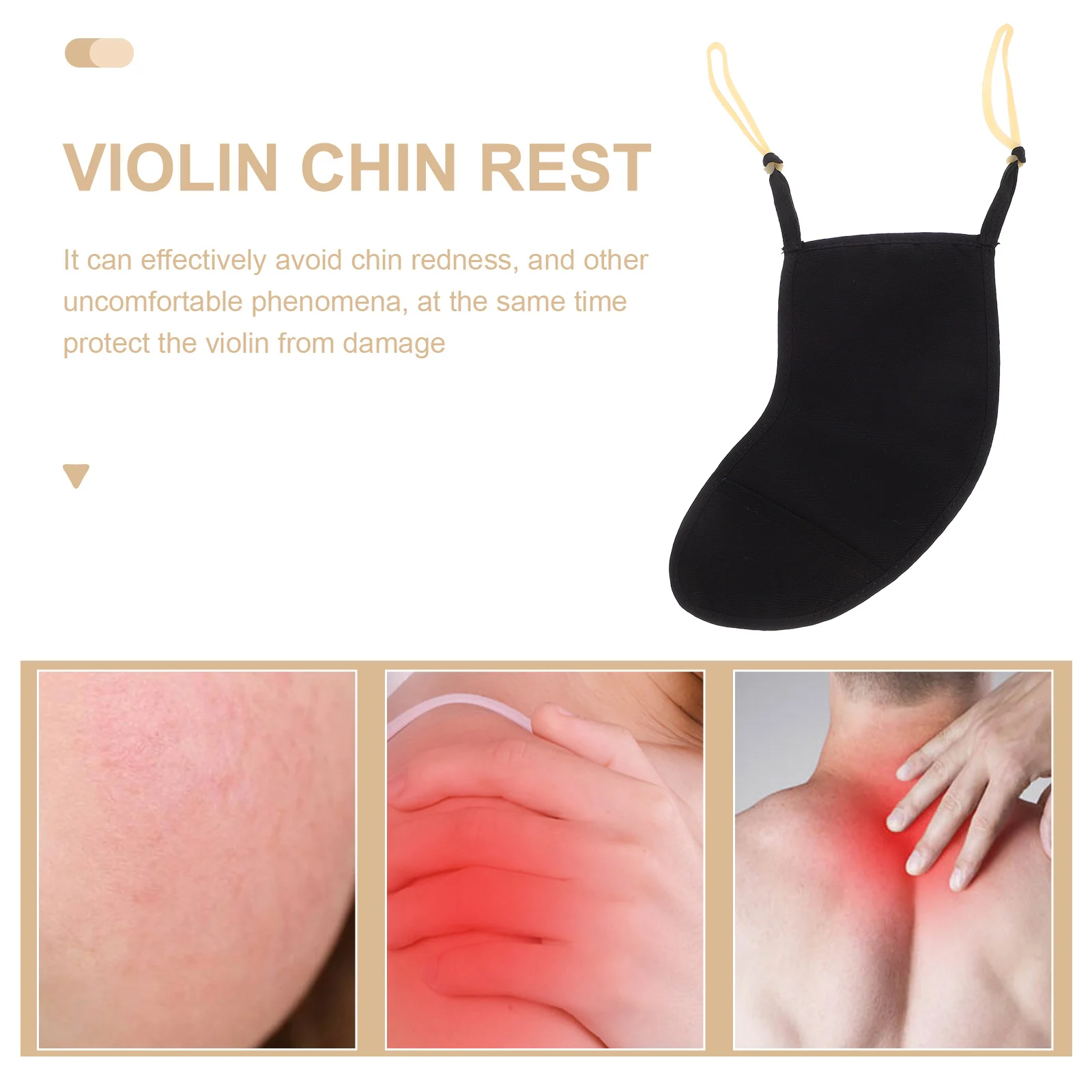 Violin Shoulder Pads Chin Rest for Accessories Bracket Chinrest Pure Cotton Wood Accessory
Violin Shoulder Pads Chin Rest for Accessories Bracket Chinrest Pure Cotton Wood Accessory