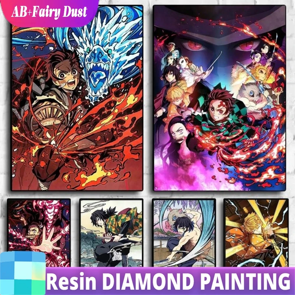 Смола Фея Пыль AB Demon Slayer Алмазная картина Камадо Танджиро Камадо Незуко Вышивка Аниме Мозаика Набор для вышивки крестом Картина
Смола Фея Пыль AB Demon Slayer Алмазная картина Камадо Танджиро Камадо Незуко Вышивка Аниме Мозаика Набор для вышивки крестом Картина