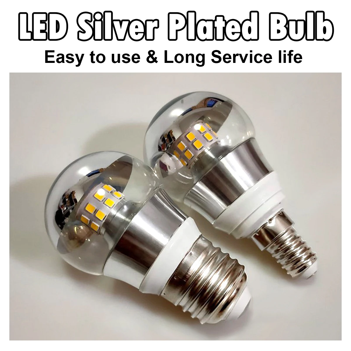 LED Mirror Bulb E27 E14 Half Silver Filament 5W 7W 9W LED e14 glass corn Energy-efficient Lighting night Space Living Ball bulbs
LED Mirror Bulb E27 E14 Half Silver Filament 5W 7W 9W LED e14 glass corn Energy-efficient Lighting night Space Living Ball bulbs