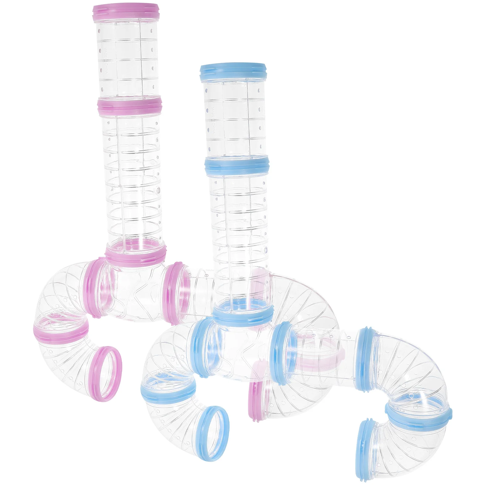 2 Sets Hamster Cage Pipe Guinea Pig Tube Toy Pet Food DIY Tunnel Rat Clear Plastic Tubes
2 Sets Hamster Cage Pipe Guinea Pig Tube Toy Pet Food DIY Tunnel Rat Clear Plastic Tubes