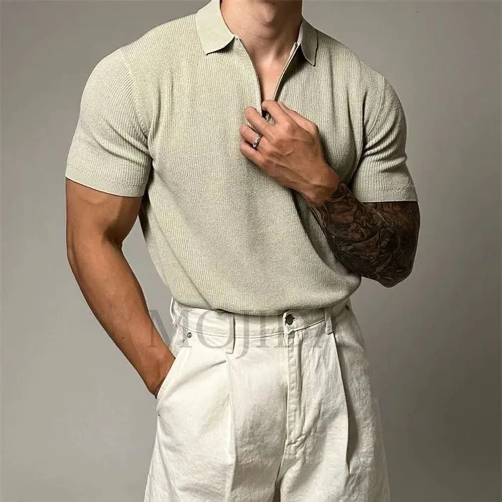 Mens Casual Solid Color Half-Zip Polo Sweater 2024 New Daily Comfortable Simple Versatile Soft Short Sleeve T Shirt For Men
Mens Casual Solid Color Half-Zip Polo Sweater 2024 New Daily Comfortable Simple Versatile Soft Short Sleeve T Shirt For Men