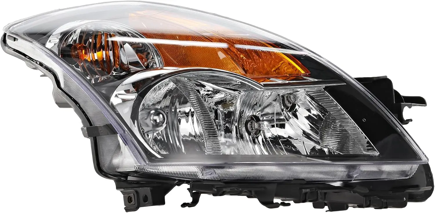Passenger Side Headlight for Nissan Altima 2007-2009 Halogen With bulb(s) Sedan, For Models Without Sport Package Replaces# 2601
Passenger Side Headlight for Nissan Altima 2007-2009 Halogen With bulb(s) Sedan, For Models Without Sport Package Replaces# 2601