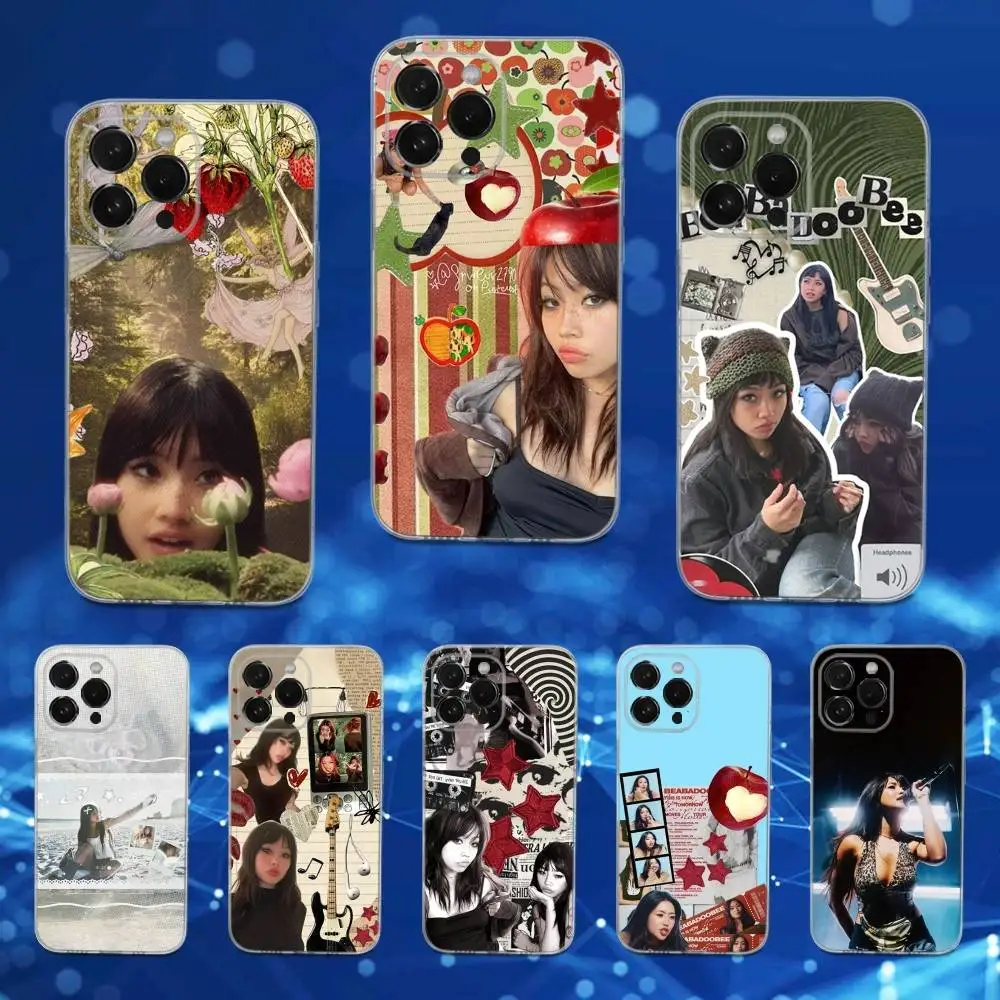 Singer B-Beabadoobees Cute Phone Case For iPhone 16,15,17,14,13,12,11 Pro,Max,Plus,X,XS,XR,SE,Mini Transparent Soft Cover
Singer B-Beabadoobees Cute Phone Case For iPhone 16,15,17,14,13,12,11 Pro,Max,Plus,X,XS,XR,SE,Mini Transparent Soft Cover