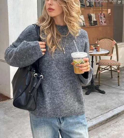 2025 Autumn/Winter New Women's Fashion Leisure Vacation Woolen Long Sleeve Sweater Women's Wear
2025 Autumn/Winter New Women's Fashion Leisure Vacation Woolen Long Sleeve Sweater Women's Wear