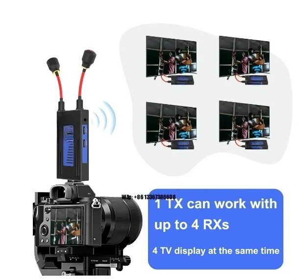 300M Image Wireless Transmission Sender HDMI Video Transmitter and Receiver PC to TV Multi Screen Display
300M Image Wireless Transmission Sender HDMI Video Transmitter and Receiver PC to TV Multi Screen Display