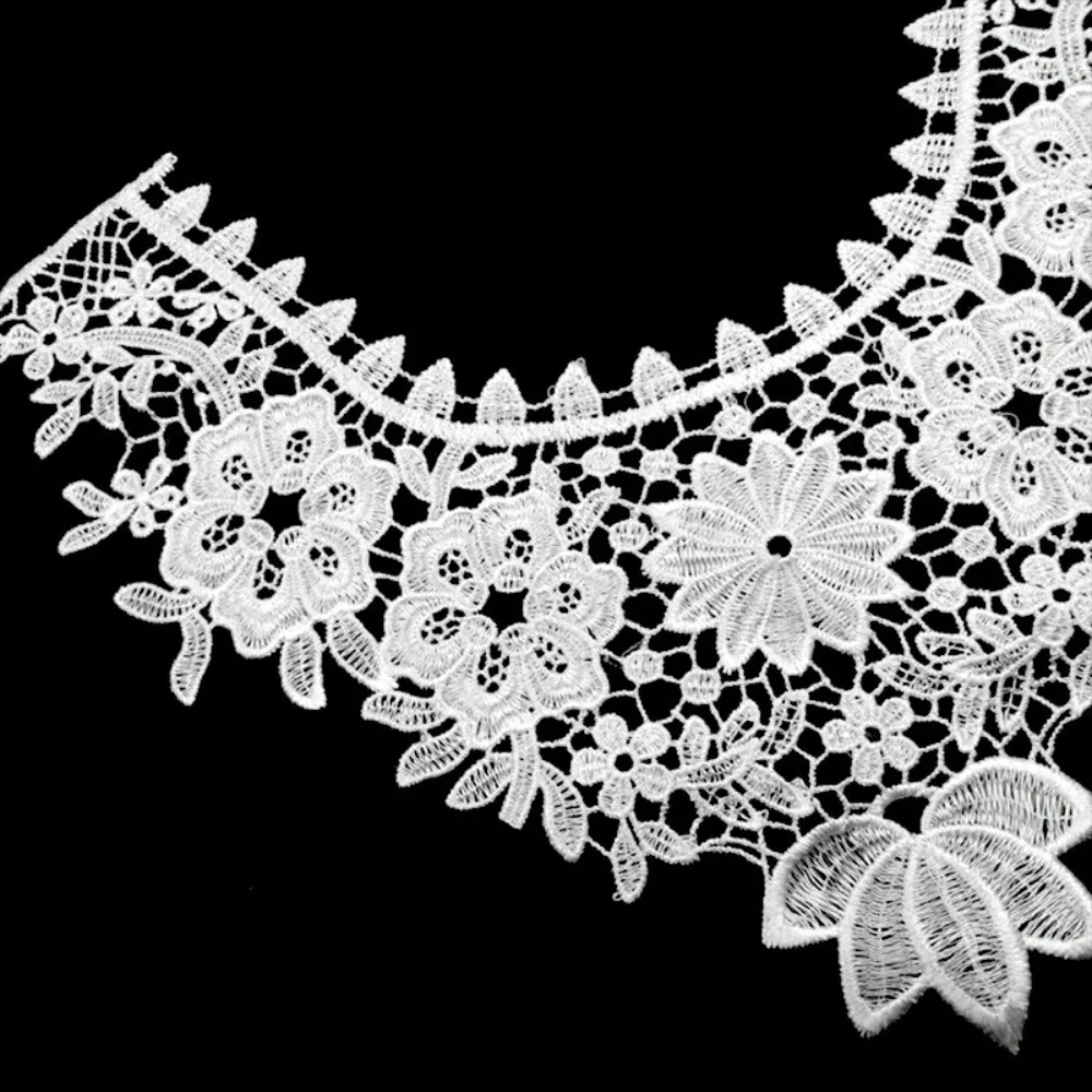 5PCS Multicolor Embroidered Collar Hollow Out Pattern Chic Hollow Out Lace Collar Polyester Elegant Fake Collar Casual Wear
5PCS Multicolor Embroidered Collar Hollow Out Pattern Chic Hollow Out Lace Collar Polyester Elegant Fake Collar Casual Wear