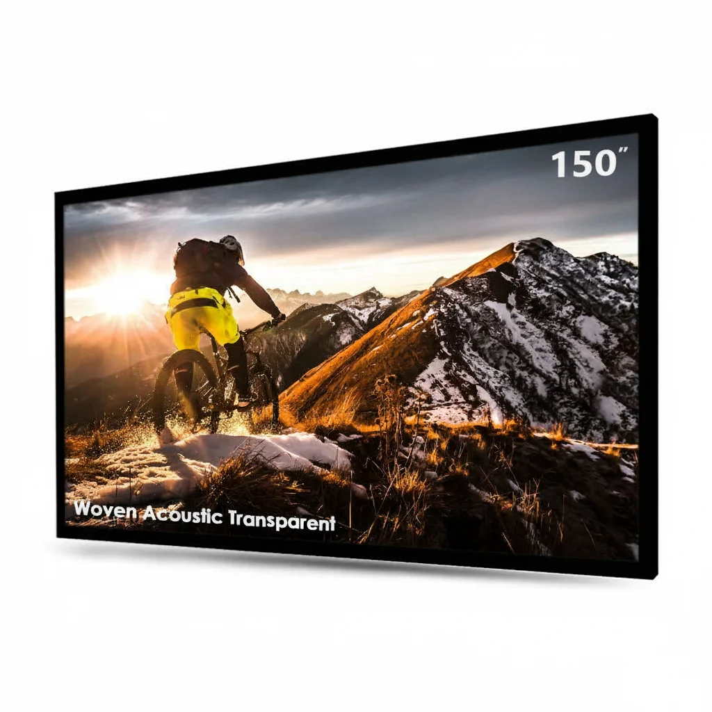 MAX 150inch Woven Acoustic Transparent Projector Screen 4K/8K Ultra HD Weave Home Cinema Projection Screen Fixed Frame Custom
MAX 150inch Woven Acoustic Transparent Projector Screen 4K/8K Ultra HD Weave Home Cinema Projection Screen Fixed Frame Custom
