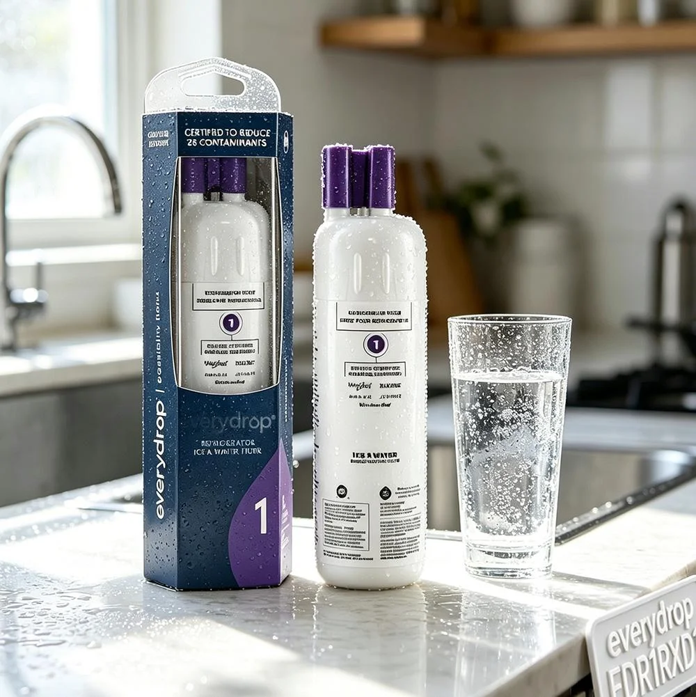 EDR1RXD1 Replacement for Water Refrigerator Filter 1, Whirlpool EDR1RXD1, W10295370A, Everydrop, WHR1RXD1, P8RFWB2L, P8WB2L, P4RFWB, 46-9930, 46-9081 , Single-Pack , Purple
EDR1RXD1 Replacement for Water Refrigerator Filter 1, Whirlpool EDR1RXD1, W10295370A, Everydrop, WHR1RXD1, P8RFWB2L, P8WB2L, P4RFWB, 46-9930, 46-9081 , Single-Pack , Purple