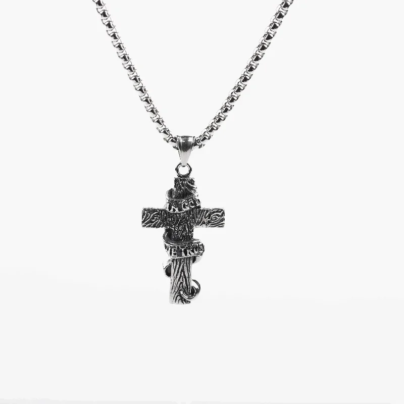 Vintage Special Stainless Steel God Cross Letters Wrap Fashion Pendant Necklace Cool Accessories Fashion Jewelry
Vintage Special Stainless Steel God Cross Letters Wrap Fashion Pendant Necklace Cool Accessories Fashion Jewelry