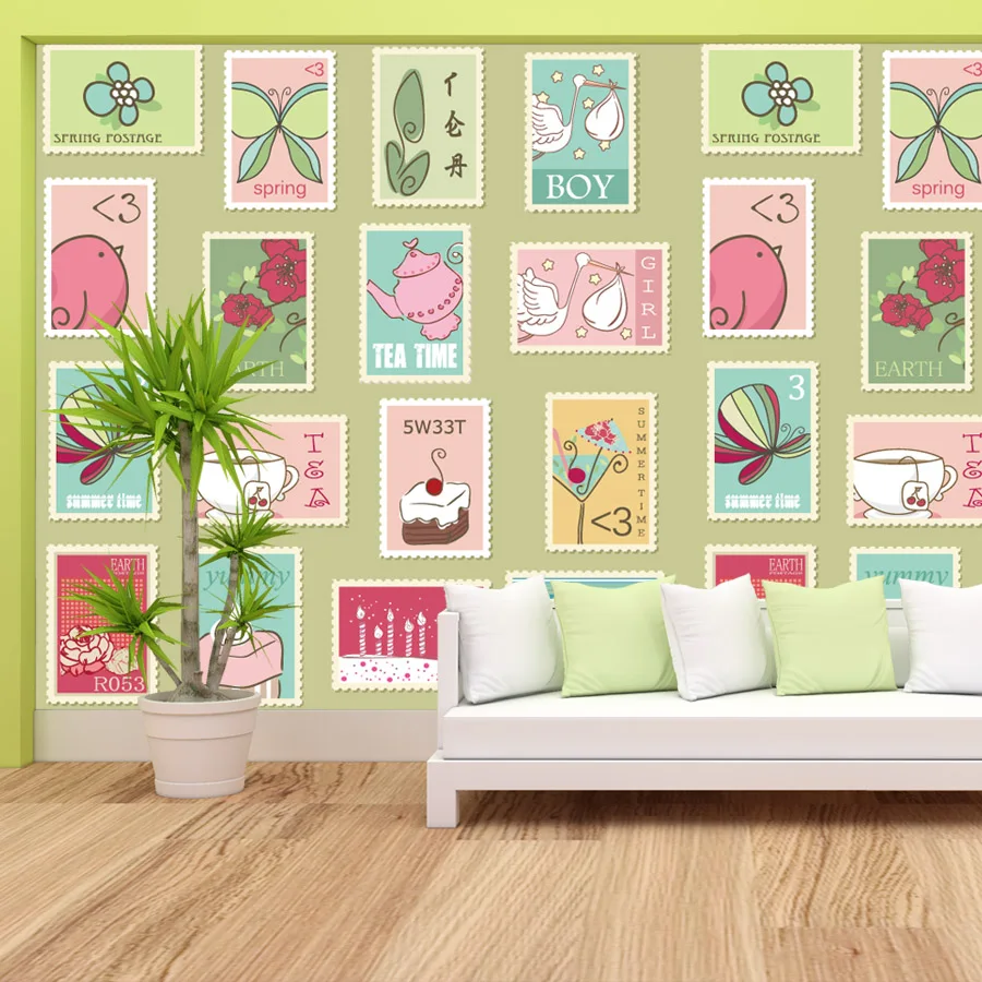 Cartoon Custom Peel and Stick Wallpaper for Living Room Decoration Wall Papers Home Decor Kids Baby Stamp Sofa Renovation Murals
Cartoon Custom Peel and Stick Wallpaper for Living Room Decoration Wall Papers Home Decor Kids Baby Stamp Sofa Renovation Murals