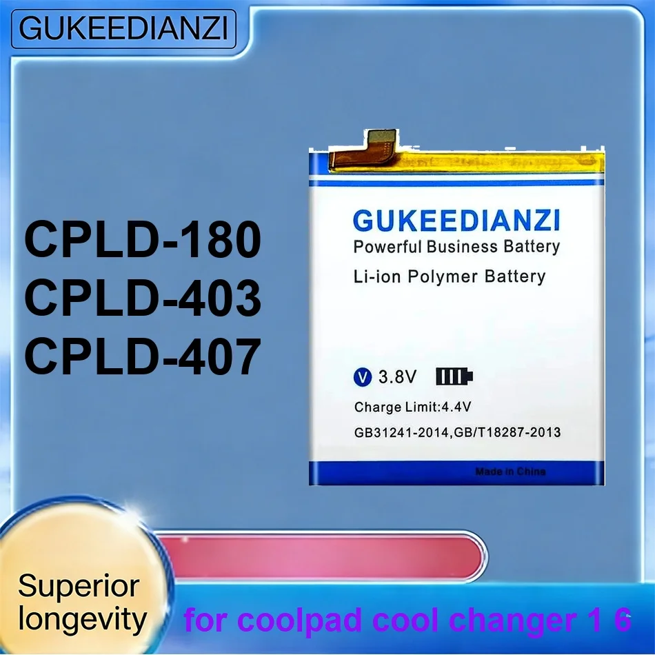 Mobile Phone Battery Long Lasting Cpld-403 Cpld-180 Cpld-407 4400-6900mAh For Coolpad Cool Changer 1 6
Mobile Phone Battery Long Lasting Cpld-403 Cpld-180 Cpld-407 4400-6900mAh For Coolpad Cool Changer 1 6