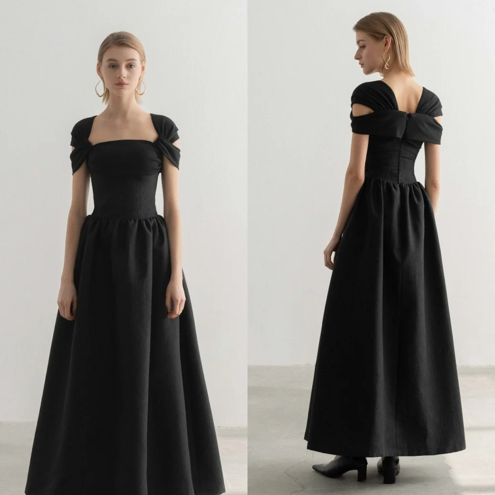 Customized Temperament Black Jersey Evening Dress High Quality Strapless Off the Shoulder Sleeveless Bespoke Occasion Gowns
Customized Temperament Black Jersey Evening Dress High Quality Strapless Off the Shoulder Sleeveless Bespoke Occasion Gowns