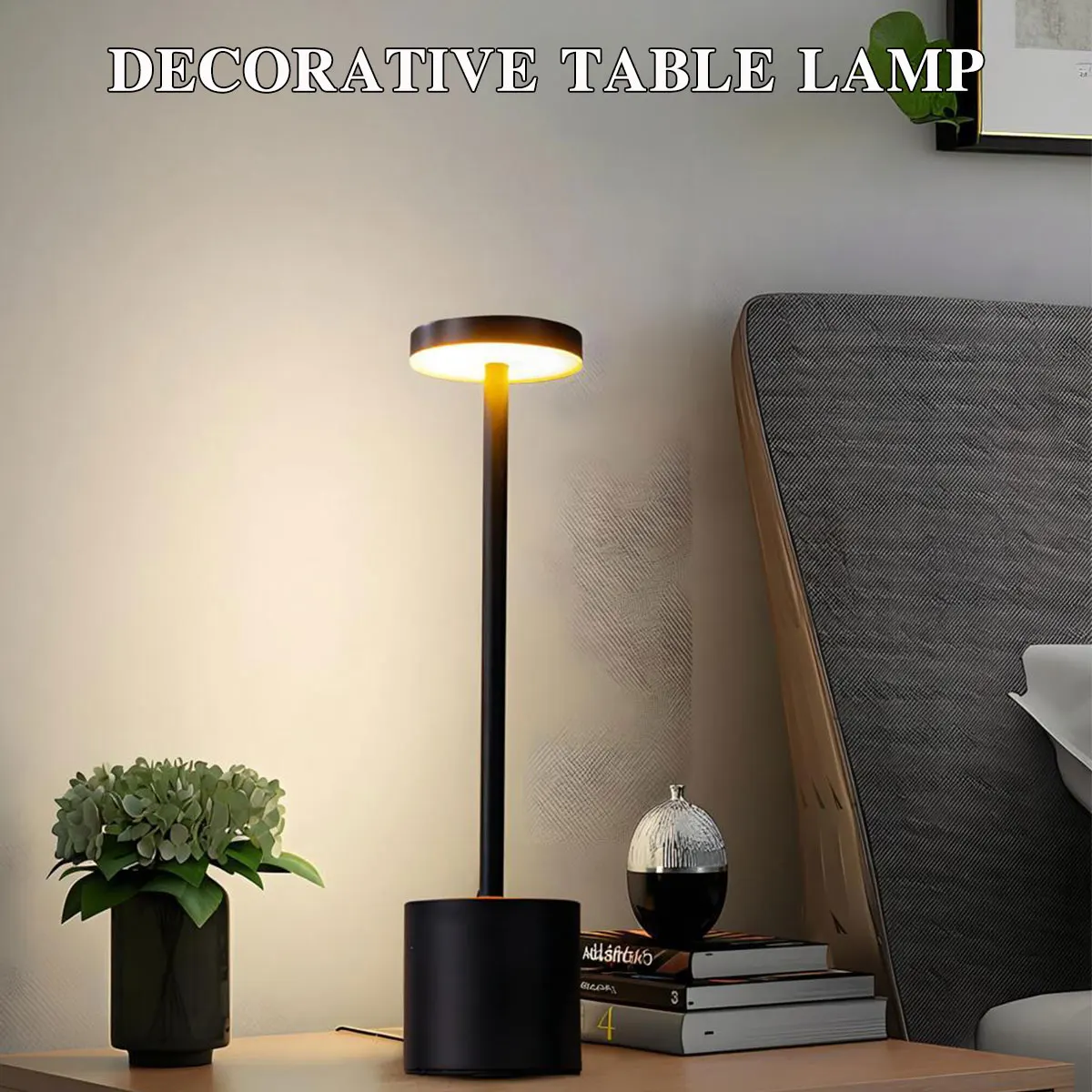 Portable LED Cordless Touch Table Lamps Rechargeable Desk Lamp 3Colors Adjustable Bedside Creative Ambient Light for Room Decor
Portable LED Cordless Touch Table Lamps Rechargeable Desk Lamp 3Colors Adjustable Bedside Creative Ambient Light for Room Decor