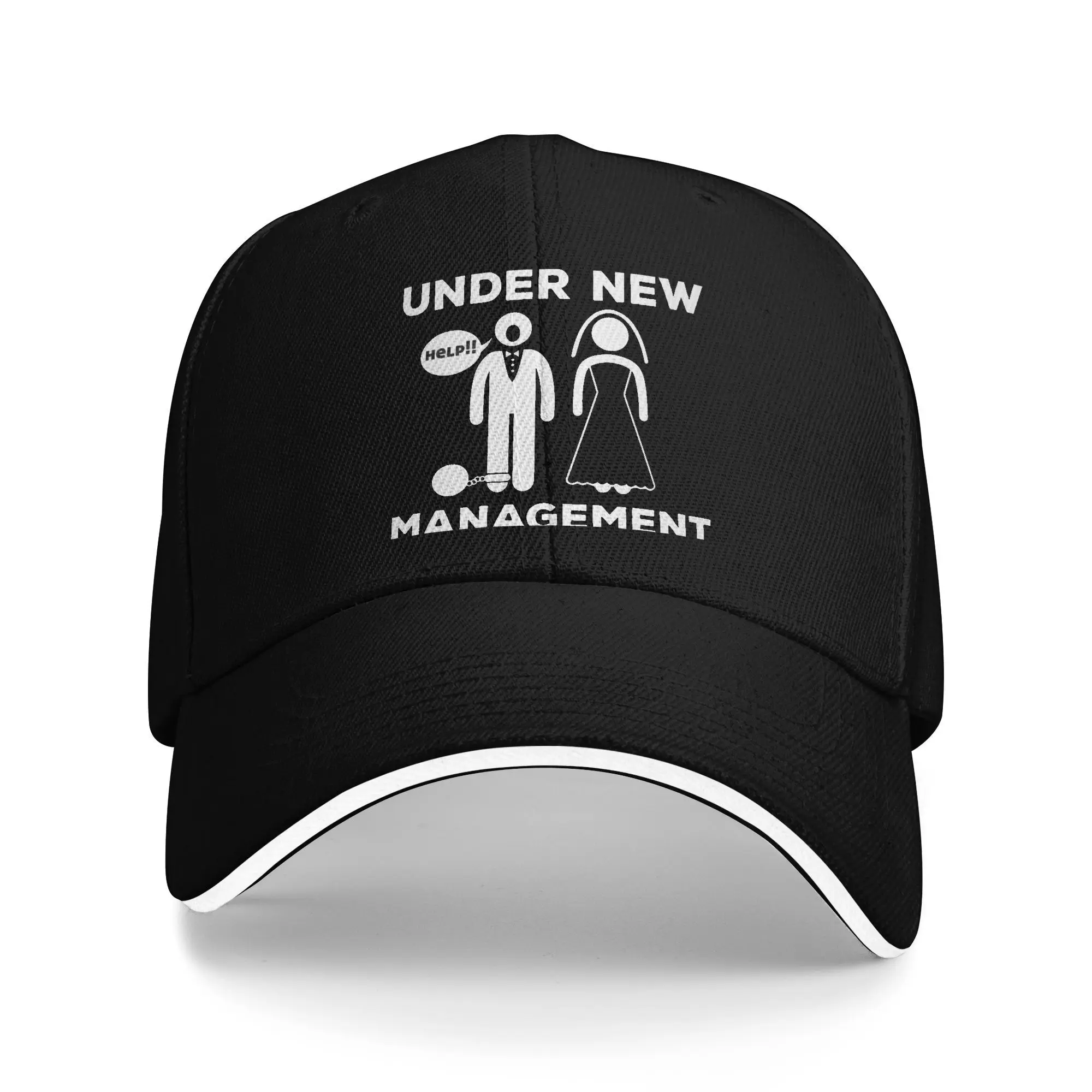 Summer Funny Wedding Joke Baseball Cap Under New Management Outdoor Sports Cute Print Sun Hip Hop Hats Men Adult Breathable
Summer Funny Wedding Joke Baseball Cap Under New Management Outdoor Sports Cute Print Sun Hip Hop Hats Men Adult Breathable